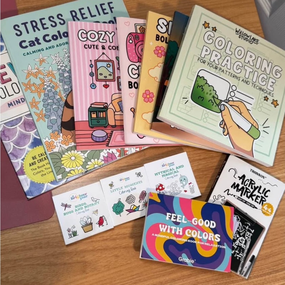 Coloring and Activity Book Set